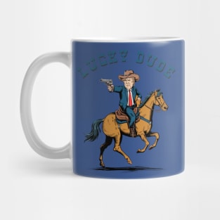 trump_cowboy_lucky_luke Mug